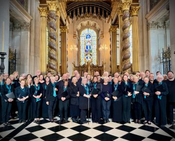 With Lee Dunleavy, our Musical Director, at the High Altar